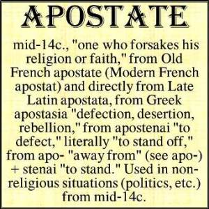 apostate