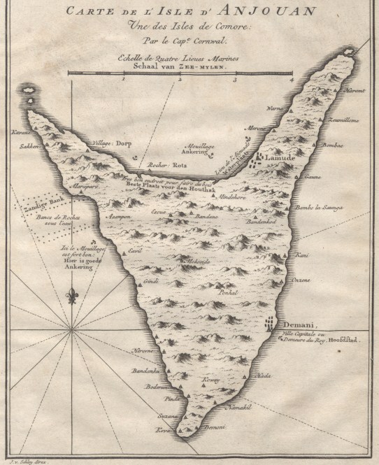 Carte de l'Isle d'Anjouan (2)
