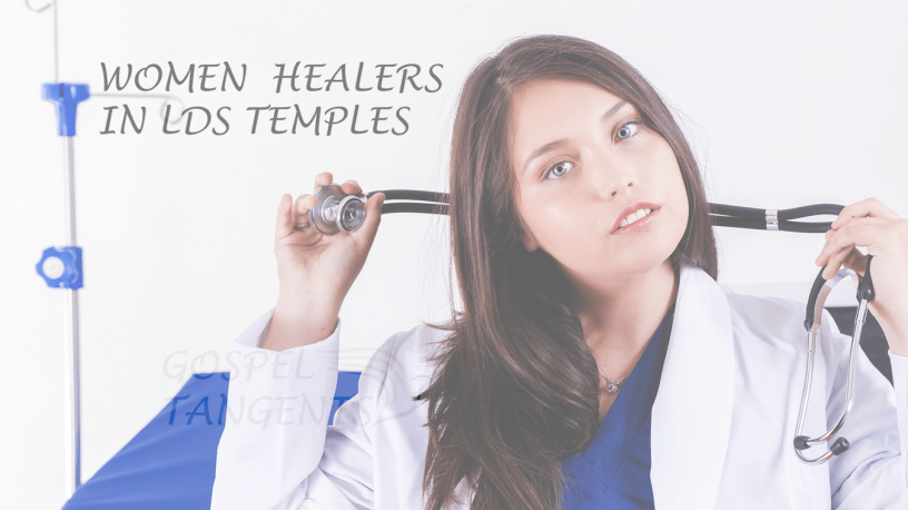 In the 1800s, women anointed with oil, and laid hands on the sick to heal. (They didn’t use a stethoscope.)