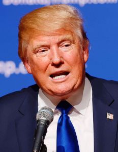 Donald Trump on Aug 19, 2015 - Courtesy Wikimedia Commons