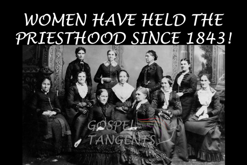 Dr. Michael Quinn says women receive priesthood through temple endowment.