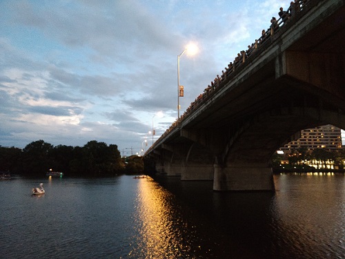 Congress Bridge in Austin, Texas