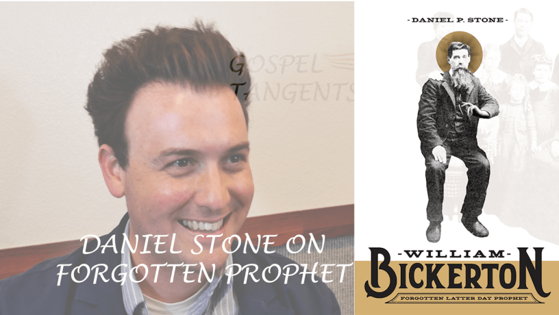 Dr. Daniel Stone has written the first biography of William Bickerton, prophet of the Church of Jesus Christ and firm believer in the Book of Mormon.