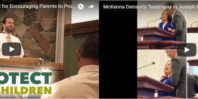 2 visitors protested during Fast & Testimony meeting this past weekend