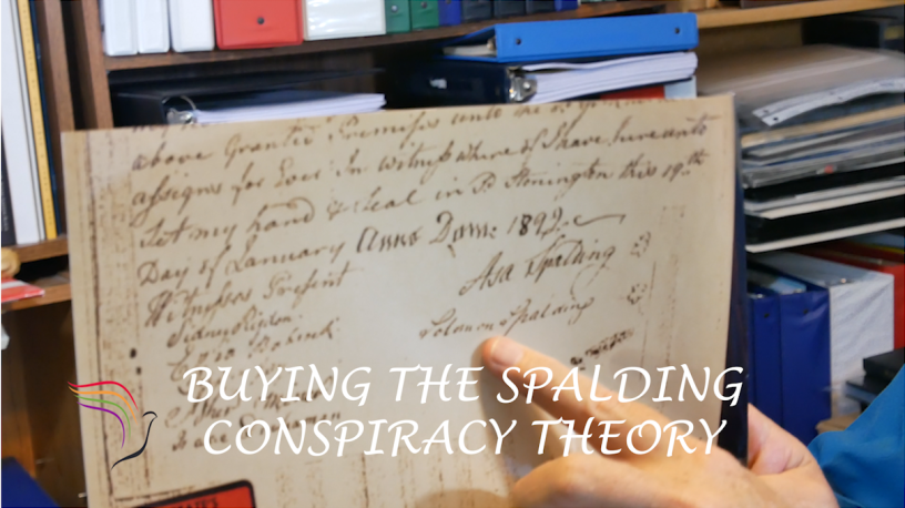 Mark Hofmann added the names of Sidney Rigdon & Solomon Spalding to create evidence of a tie between the men. Steve Mayfield tells how to prove it is a forgery.
