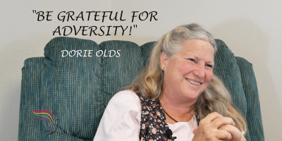 Dorie Olds has suffered more adversity than most with her marriage to bomber/forger Mark Hofmann. Would you be able to come out the same as she did, being grateful for the adversity she went through?