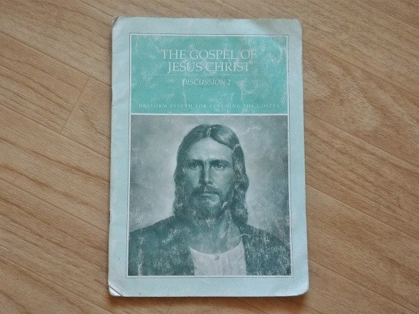 Cover of the second Mormon missionary discussion: The Gospel of Jesus Christ