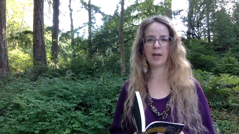 Mormon poet Dayna Patterson reading from her collection titled "If Mother Braids a Waterfall"