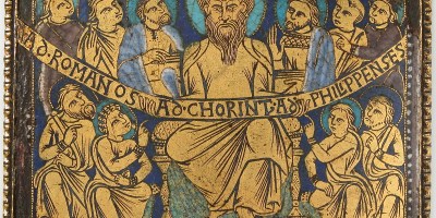 Plaque with Saint Paul and His Disciples, Gift of J. Pierpont Morgan, 1917, to the Metropolitan Museum of Art