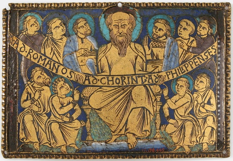 Plaque with Saint Paul and His Disciples, Gift of J. Pierpont Morgan, 1917, to the Metropolitan Museum of Art