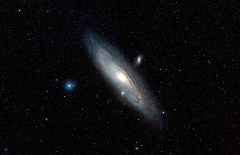 ground-based image of the Andromeda Galaxy, also known as Messier 31 or M 31.