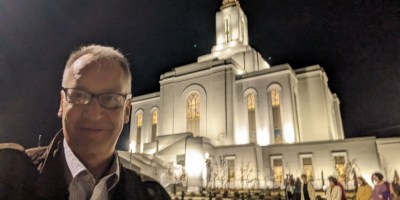 Rick B at the Orem Temple open house, Nov 2023.