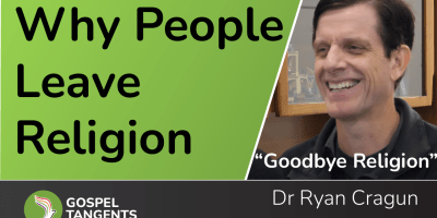 Dr Ryan Cragun, Univ or Tampa, discusses his new book "Goodbye Religion." He discusses why people leaving churches continues to grow.