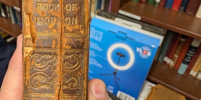 1841 copy of the Book of Mormon, published in Liverpool, England.