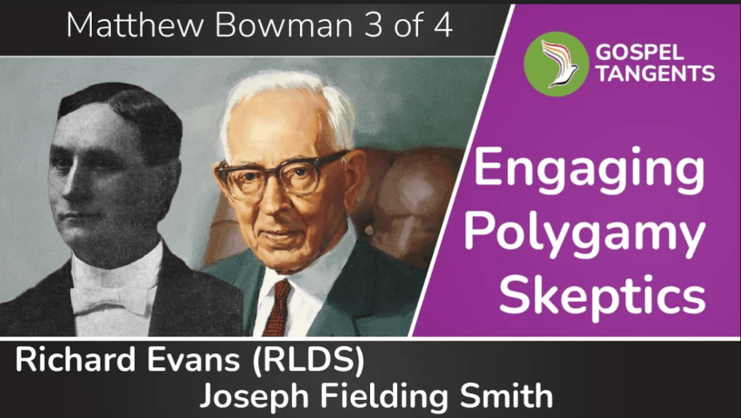 Dr Matthew Bowman's latest biography discusses Joseph Fielding Smith's lasting influence LDS Church.