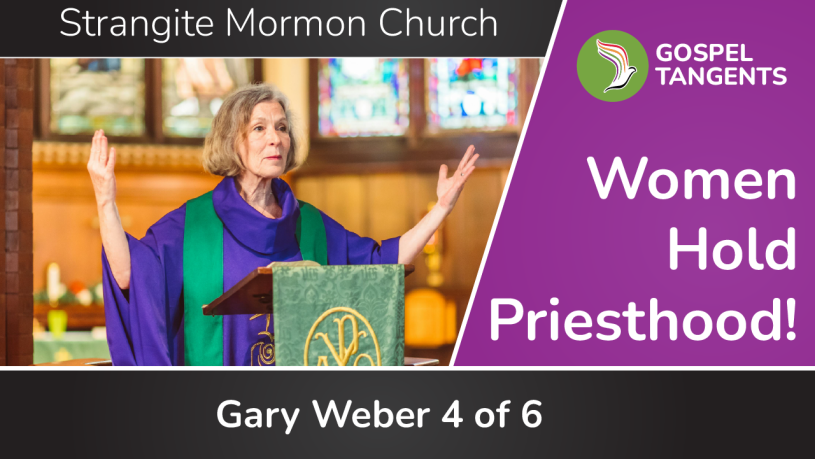 Strangite Mormon women can hold the office of Teacher in the Aaronic Priesthood.