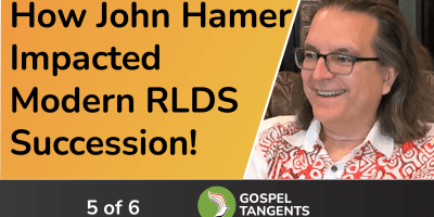 John Hamer discusses several controversial topics: RLDS finances, gay apostles, and RLDS succession.