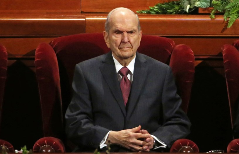 President Russell M. Nelson, leader of The Church of Jesus Christ of Latter-day Saints, who passed away on September 27th. Image accessed from NPR.org