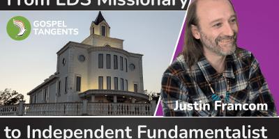 Justin Francom lives near the new fundamentalist Mormon temple in Missouri. He in an independent Mormon fundamentalist.