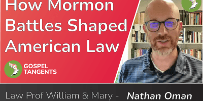 Nathan Oman is a law professor at William & Mary in Virginia. We disuss his 2 volume work, "Law & the Restoration."