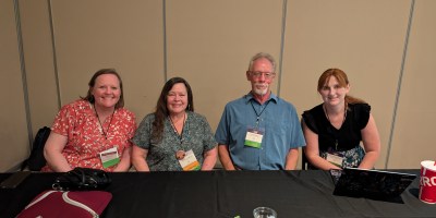 W&T's Mary Ann Clements & Cheryl Bruno presented at MHA on polygamy. Also pictured with Clair Barrus and Amanda Hendrix-Komoto.