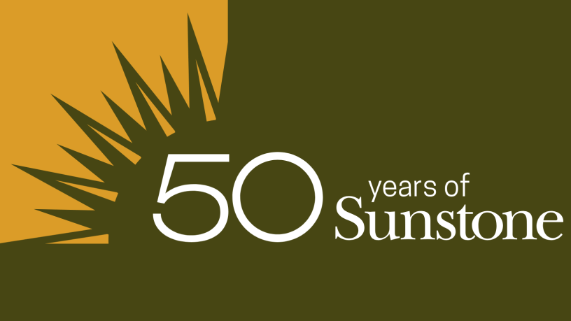 Sunstone Education Foundation, 50th Anniversary Logo