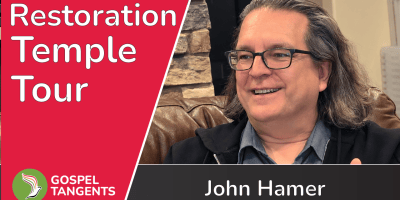 John Hamer discusses how LDS temples grew out of the Bible and how other Restoration groups view temples.