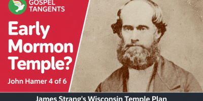 James Strang tried to build a temple in Wisconson.