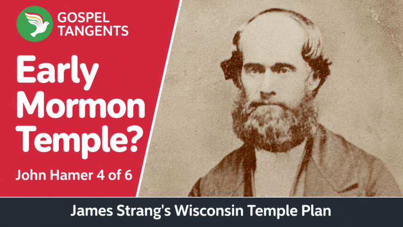 James Strang tried to build a temple in Wisconson.